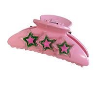 Glanhbnol Internet - Pinza para el pelo con forma de estrella para tomar fotos con forma de estrella, para mujeres, adolescentes, coleta alta