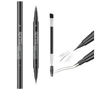 Glanhbnol Juego de mejora de cejas con lápiz a prueba de manchas y cepillo suave para dar forma diaria a las cejas a la moda