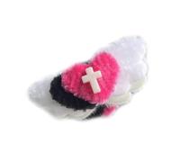 Glanhbnol Lindo flequillo, horquillas para el pelo, con forma de corazón, para todas las niñas
