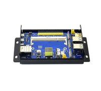 Glanhbnol Placa de expansión para RPi CM3/CM3+ Board Compute Module 3, módulo POE Box Module, placa host con ventilador, caja de expansión, accesorios para placa de desarrollo