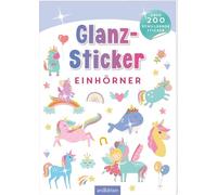 Glanz-Sticker - Einhörner: Über 200 schillernde Sticker