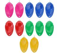 Glanzend 12 enhebradores de aguja, enhebrador de agujas, agujas de coser de plástico, enhebrador de costura a máquina a mano, herramienta de enhebrador de costura fácil para ojal de aguja (colores