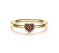 Glanzstücke München Anillo dorado / rojo sangre 48 dorado / rojo sangre