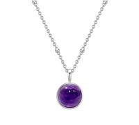 Glanzstücke München Cadena lila oscuro / plata One Size EUR