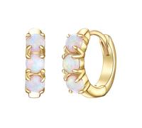 Glanzstücke München Pendientes azul pastel / dorado / rosa / blanco perla One Size EUR