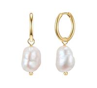 Glanzstücke München Pendientes dorado / blanco perla One Size EUR