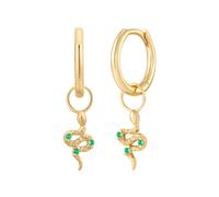 Glanzstücke München Pendientes dorado / verde One Size dorado / verde