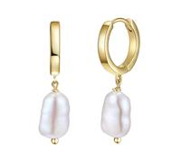 Glanzstücke München Pendientes oro / blanco perla One Size EUR
