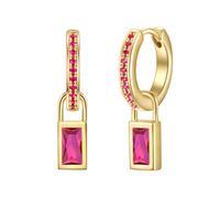Glanzstücke München Pendientes oro / rosa One Size EUR