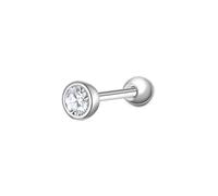 Glanzstücke München Pendientes plata / transparente One Size EUR
