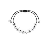 Glanzstücke München Pulsera negro / plata One Size EUR
