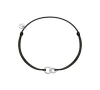 Glanzstücke München Pulsera negro / plata One Size EUR