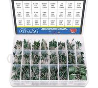 Glarks 24 Value 700 piezas 0.22NF- 470NF condensador de película de poliéster Surtido Kit