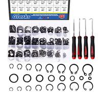 Glarks 499 anillos de retención Exteriores de acero aleado de 8 dimensiones anillos de retención internos y anillos o de caucho