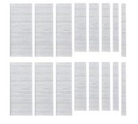 Glarks 5000 uñas galvanizadas de calibre 18 de 1-1/4 pulgadas, kit surtido de uñas de acabado recto para montaje de gabinetes de moldeo (F30)