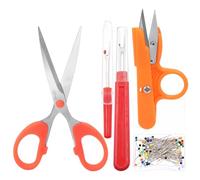 Glarks 506Pcs Seam Rippers Kit, 4Pcs Seam Rippers, 500Pcs Pin para coser Pines rectos, 1Pc Thread Snip, Fuerzas 1Pc para la decoración hecha de ti, Aconchado, costura y accesorios artesanales