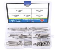 Glarks 90 pcs en acier inoxydable 304 Cotter Pin Clip principales ultraconfortables Fixation Assortiment kit