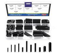 Glarks Juego de 230 pines de rollo M2-M10, pasadores de resorte ranurados, kit de surtido para mejoras en el hogar y reparación automotriz