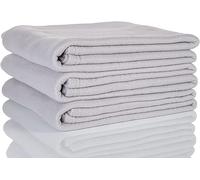 Glart - 3 unidades mantas de forro polar, más de 200 g/m², 130 x 160 cm, color gris patino