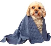 Glart 4485 Toalla de microfibra para perros - 80x55cm, absorbente para secar y limpiar - suave y delicado con pelo y patas - para coche, baño y hogar - diseñado en Alemania