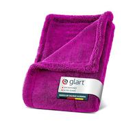 Glart 44TW6P Twist Toalla Secado de Auto XXL Toalla de Microfibra Extra absorbentes para Secado sin Rayas, 60x40cm, Morado