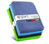Glart 47BG Toalla Microfibra vajilla 40×60 cm - Secado sin Rayas ni Pelusas de Vasos, Platos y Copas - Paño Absorbente para Vidrio, Acero Inoxidable, Cocina o Bar - Lavable