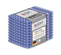 Glart 48GR Set de 10 paños de cocina de algodón 45x90cm, prelavados, absorbentes, sin pelusas y lavables. Paños de cocina para secar, pulir. Diseñado en Alemania.