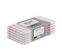 Glart Pack de paños, Algodón, Rojo/Blanco, Talla única, 5