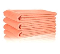 Glart Juego de 3 Mantas de Forro Polar Öko Tex en Color Rosa Viejo, 130x160 cm, 200 g/m². Manta para sofá, Manta acogedora, cubresofá, Manta de Picnic.