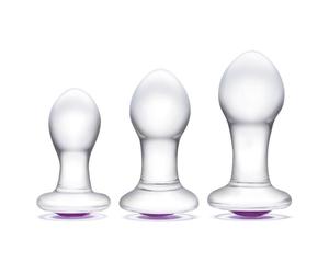 Glas Glas - Bling Bling Glass 3 pc Anal Training Kit