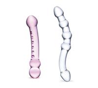 Glas Glas - Pleasure Set Double Pleasure Glass Dildo Set