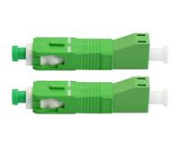 Glasfaser - Adaptador de dispositivo óptico para comunicaciones digitales LC hembra a SC macho, brida híbrida monomodo 9/125 SM conector adaptador de fibra óptica