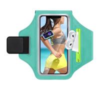 GlasFlength Brazalete Deportivo Universal para teléfono móvil, Funda para Correr con Auriculares, Soporte para teléfono móvil, Brazalete para Correr para iPhone 15/14/13/12/11, Samsung Galaxy S24/S23