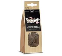 GlasGarten Crispy Caves | tamaño Baby / 6 uds. - Cuevas comestibles para gambas Ornamentales, 2en1 = escondite y comedero, ricas en Fibra con Fibras de Madera y Hojas de Nogal