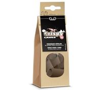 GlasGarten Crispy Caves | tamaño M / 6 Piezas - Cuevas comestibles para gambas Ornamentales, 2en1 = escondite y comedero, ricas en Fibra con Fibras de Madera y Hojas de Nogal