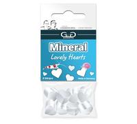 GlasGarten Mineral Hearts | 8 uds. - alimento suplementario/alimento Mineral para gambas Ornamentales, Caracoles y cangrejos de río, Mejora la Calidad del Agua