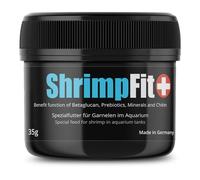 GlasGarten ShrimpFit | 35g - alimento Especial para gambas Ornamentales, Refuerzo inmunológico para Mejorar Las defensas, Contiene Importantes Ingredientes Activos como Beta-glucanos