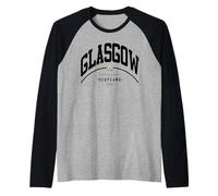 Glasgow Escocia Escocia Glasgow Travel Lover Escocia Camiseta Manga Raglan