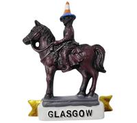 Glasgow Scotland UK - Imán 3D para nevera, recuerdo de viaje, decoración magnética para nevera, colección artesanal
