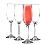 Glasmark KROSNO 1992 copas de champán, juego de 4 copas, copas de cóctel de 200 ml, copa de champán prosecco, apta para lavavajillas