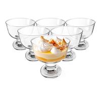 Glasmark KROSNO 1992 Cuenco Postre Hielo 270 ml Vidrio Resistente Lavavajillas De Alto Brillo Transparente