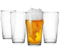 Glasmark KROSNO 1992 Juego de 4 vasos de cerveza Pils de 530 ml, vasos Stout Ale para cerveza, jarra de cerveza, jarra de cerveza, apta para lavavajillas