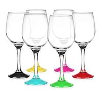 Glasmark KROSNO 1992 Juego De 6 Copas De Vino De 0,25 L Vino Tinto Y Blanco Aptas Para Lavavajillas Mix 6 x 250 ml