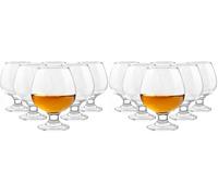 Glasmark KROSNO 1992 Juego De 6 Copas Snifter 350 ml Alto Brillo Transparencia Resistencia En Degustación (Paquete de 2)