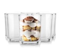 Glasmark KROSNO 1992 Juego De 6 Tazas De Postre En Vidrio Transparente Vasos De Postre Aptos Para Lavavajillas 250 ml