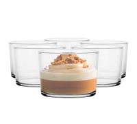 Glasmark KROSNO 1992 Juego De 6 Tazas De Postre En Vidrio Transparente Vasos De Postre Aptos Para Lavavajillas 170 ml