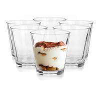 Glasmark KROSNO 1992 Juego De 6 Tazas De Postre En Vidrio Transparente Vasos De Postre Elegantes 230 ml