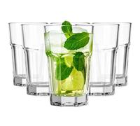 Glasmark KROSNO 1992 Vaso Set de Vasos de 6 Piezas Vasos de Agua Vaso de Bebida Cristal de Zumo Aptos para Lavavajillas 6x230 ml