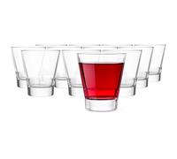 Glasmark KROSNO 1992 Vasos de Chupito con Base Gruesa - Juego de 12 - 50 ml - Transparente - Apto para Lavavajillas