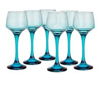 Glasmark Krosno Glasmark Krosno Vasos De Vodka Set De 6 Vasos De Vodka 75Ml Vasos De Chupito Vasos De Ron Set De Regalo Vasos De Vodka Turquesa